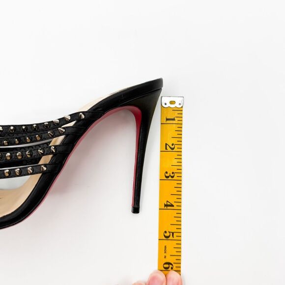 Christian Louboutin Martha Spike Accents100 Heels Mules EU 39.5 US 9.5 - Picture 12 of 12